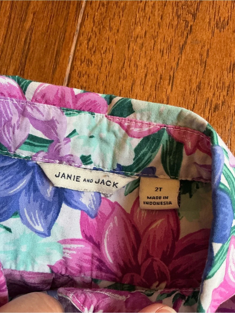 BUNDLE of 2-Janie and Jack Tropical Sailboat Hawaiian Shirt Button Downs, 2T